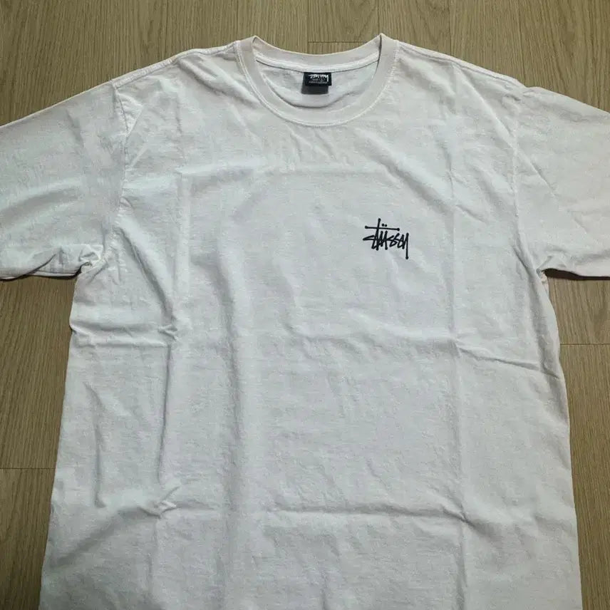 [BUNJANG] Stussy Basic Pigment Dyed T-Shirt Natural / 스투시 베이직티셔츠