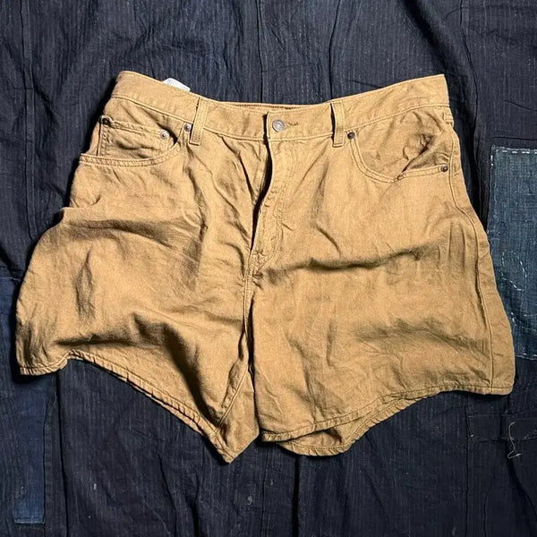 [BUNJANG] Levi's Linen Blend High-Rise Baggy Shorts / 리바이스 린넨 블랜드 하이 배기 쇼츠 33