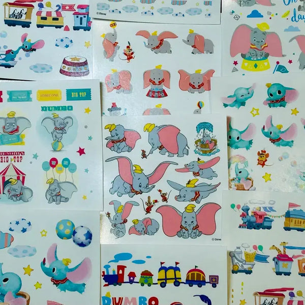 [BUNJANG] Disney Dumbo Stickers Set (10 pcs) / 디즈니 덤보 인스 10장