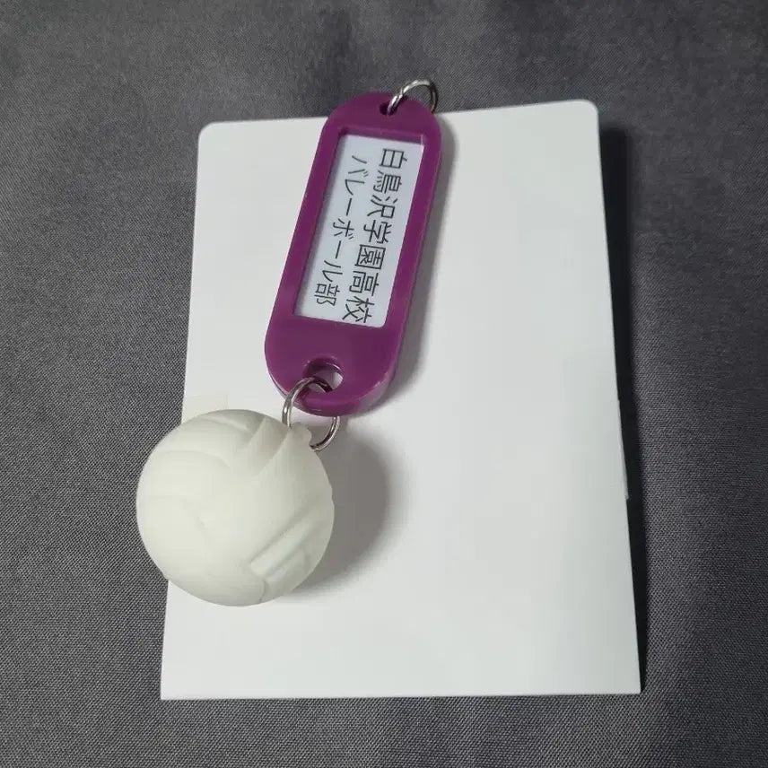 [BUNJANG] Haikyuu Shiratorizawa Dormitory Keyring / 하이큐 시라토리자와 부실키링