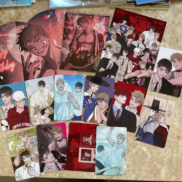 [BUNJANG] Hongsil Quest POB Bundle Set Photocard, Fan, Postcard, Sticker / 홍실 퀘스트 특전 포토카드 포카 부채 엽서 스티커 일괄 팝업 일괄 양도