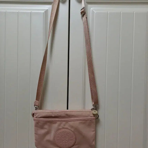[BUNJANG] Kipling Baby Pink Crossbody Bag / 키플링 베이비핑크 크로스백