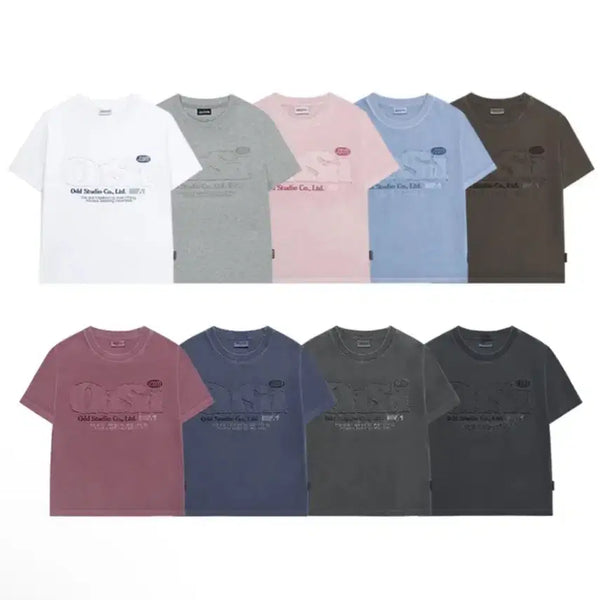 [BUNJANG] ODD STUDIO Pigment Damage T-Shirt (Navy) / 오드스튜디오 반팔 ODSD 피그먼트 데미지 티셔츠 유우시, 리쿠 착용 손민수템