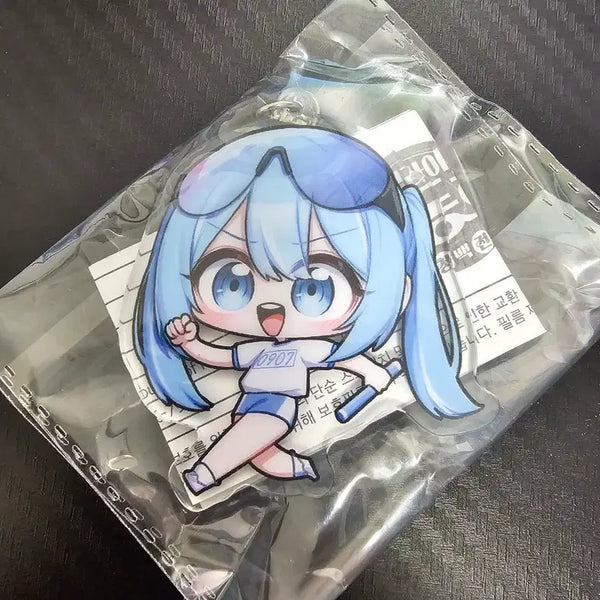 [BUNJANG] Stellive Sports Day Arashi Tabi Acrylic Keyring (Sealed) / 미개봉 스텔라이브 운동회 키링 아라하시 타비 키링 굿즈 판매