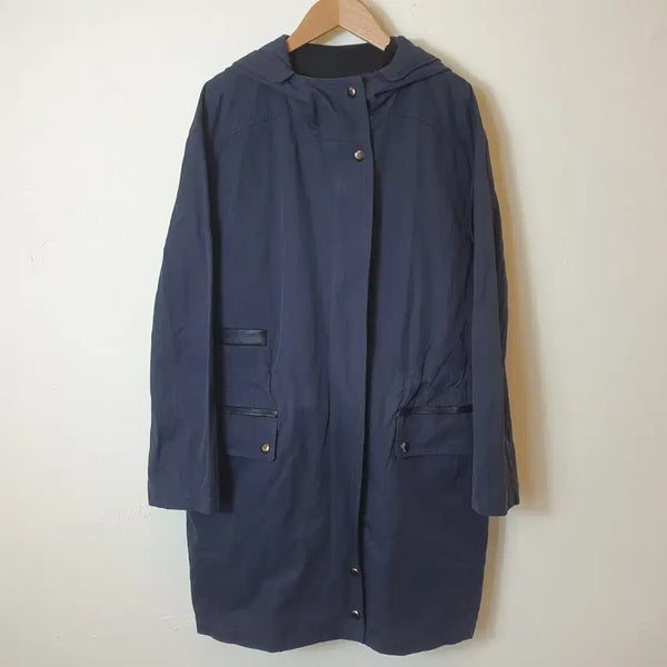 [BUNJANG] Sandro Detachable Hooded Field Jacket Coat / 산드로 내피 탈부착 후드 야상 코트