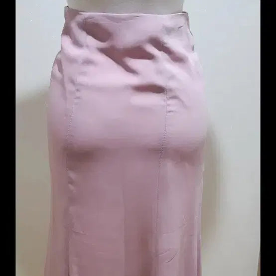 [BUNJANG] Plot Pink Long Skirt Size S / 플롯 핑크 스커트 S