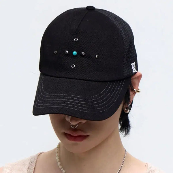 [BUNJANG] RSSC Western Rivet Mesh Cap / RSSC웨스턴 리벳 메쉬캡