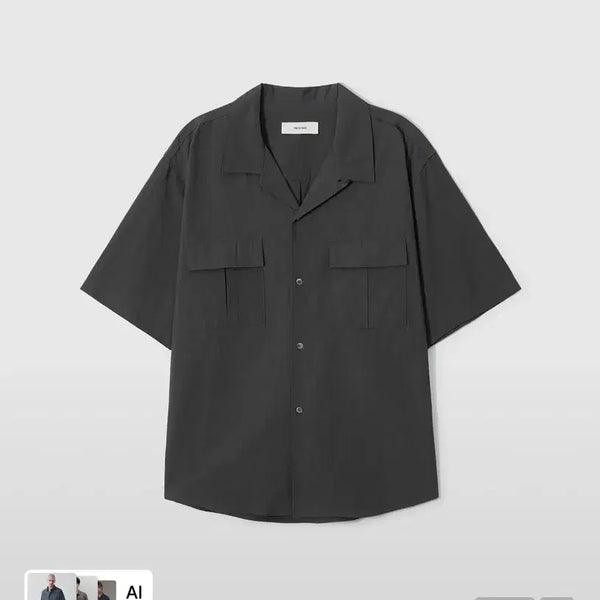 [BUNJANG] Trip Sence Washed Utility Half Shirt L / (1회착용) 트립르센스 워시드 유틸리티 하프 셔츠 L