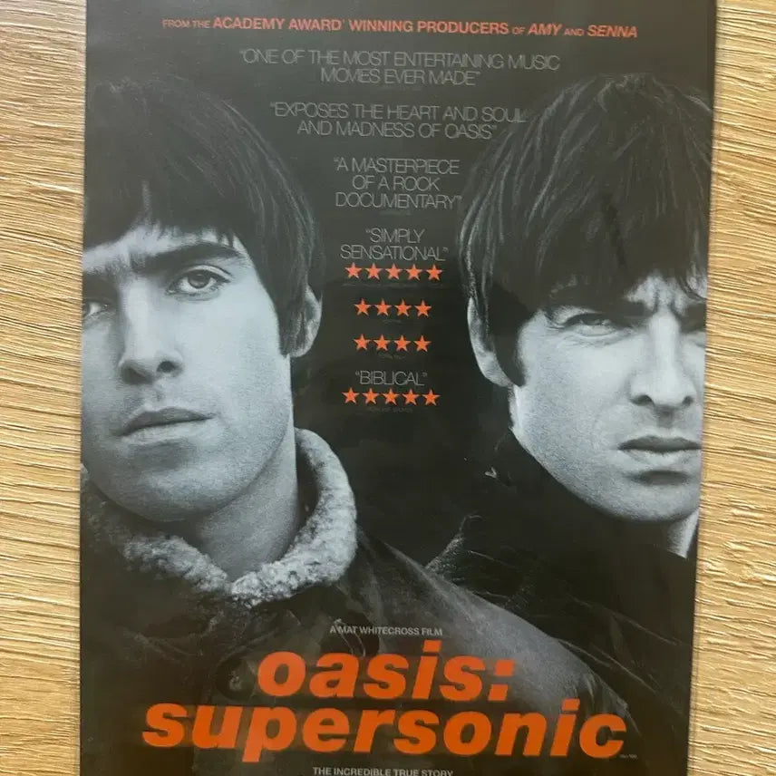 [BUNJANG] Oasis Supersonic Movie Postcard Set / 오아시스 엽서 셋리스트