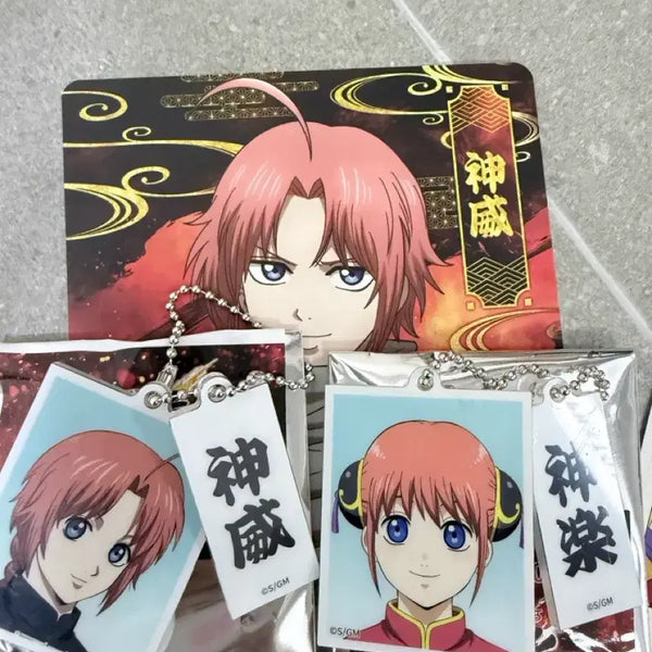 [BUNJANG] Gintama Yoshiwara Burning Night Acrylic Keychain Bundle (Kamui & Kagura) / 은혼 요시와라 대염상 팝업 특전 카무이 카구라 일괄 키링 아크릴
