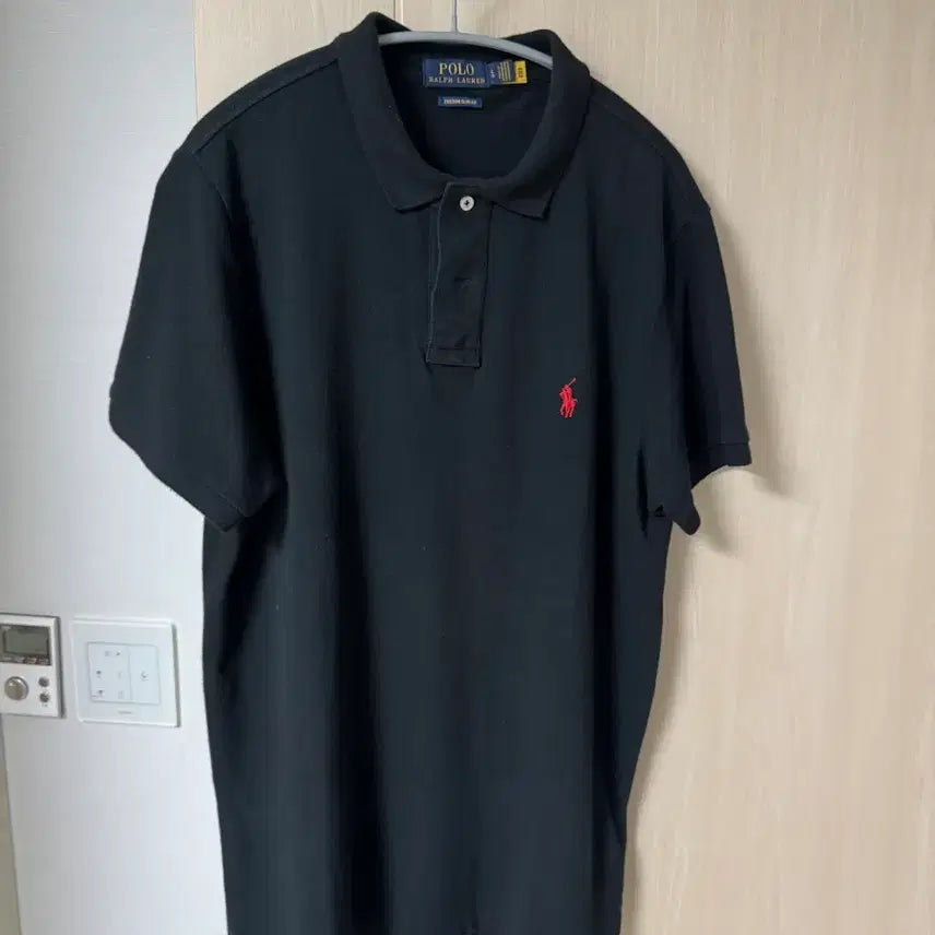 [BUNJANG] Polo Ralph Lauren Custom Slim Fit Polo Shirt - Black, Size L / 폴로 카라티 커스텀 슬림핏 L사이즈 판매합니다.