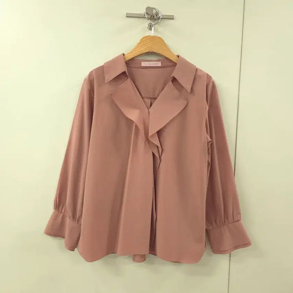 [BUNJANG] Stephanie "Almost New" Crisp Blouse Shirt / 스테파니) 거의새거 바스락 블라우스 셔츠 -F