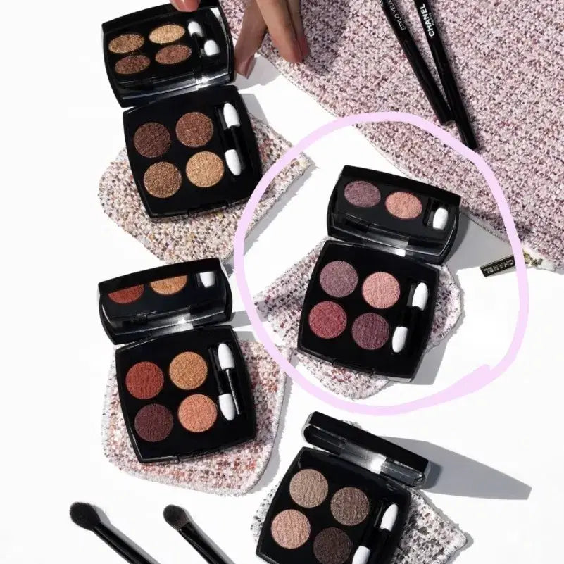 [BUNJANG] Chanel Les 4 Ombres Multi-Effect Quadra Eyeshadow 02 Tweed Pourpre / 샤넬 레 꺄트르 옹브르 멀티 이펙트 쿼드라 아이섀도우 02 트위드 뿌르프르