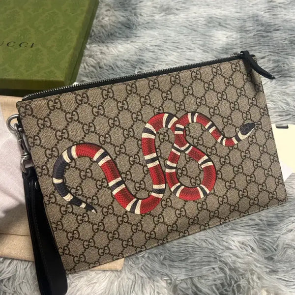 [BUNJANG] Gucci Snake Clutch Bag / 구찌 스네이크 클러치