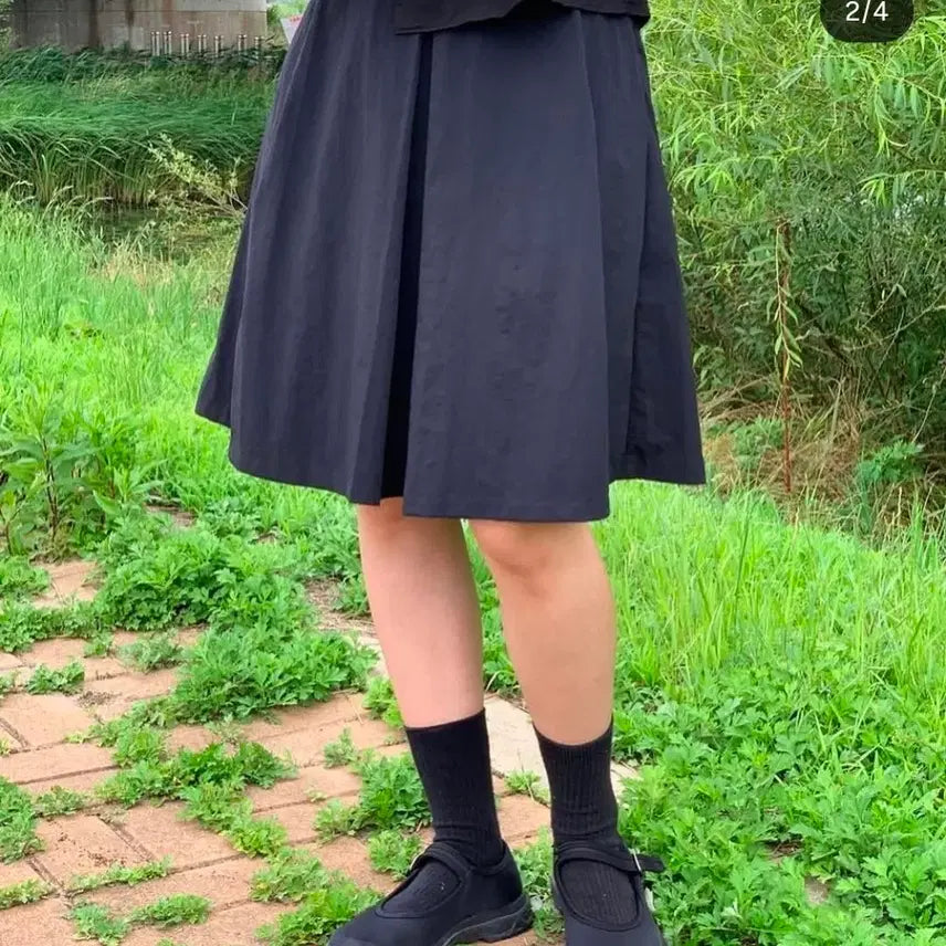 [BUNJANG] Shopst Salt Nylon Skirt / 지그재그 샵솔트 나일론 스커트