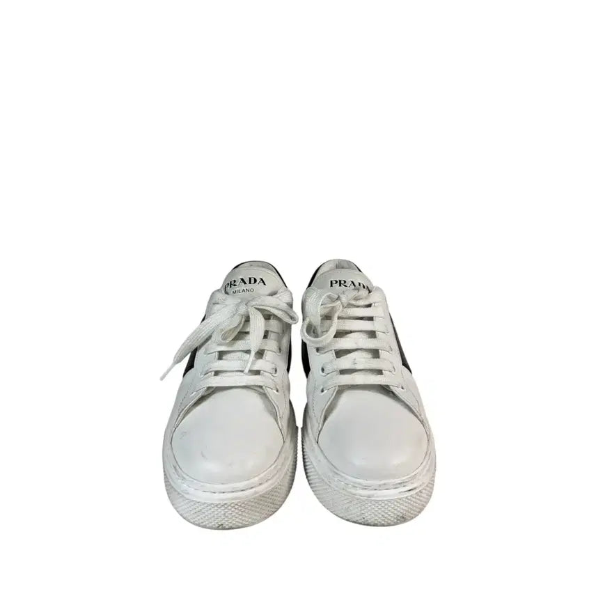 [BUNJANG] Prada Brushed Leather Sneakers / 37 / 프라다 브러쉬드 레더 스니커즈