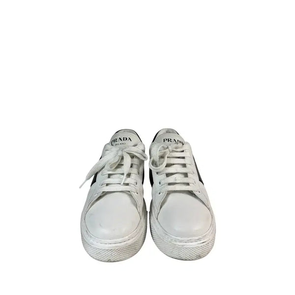 [BUNJANG] Prada Brushed Leather Sneakers / 37 / 프라다 브러쉬드 레더 스니커즈