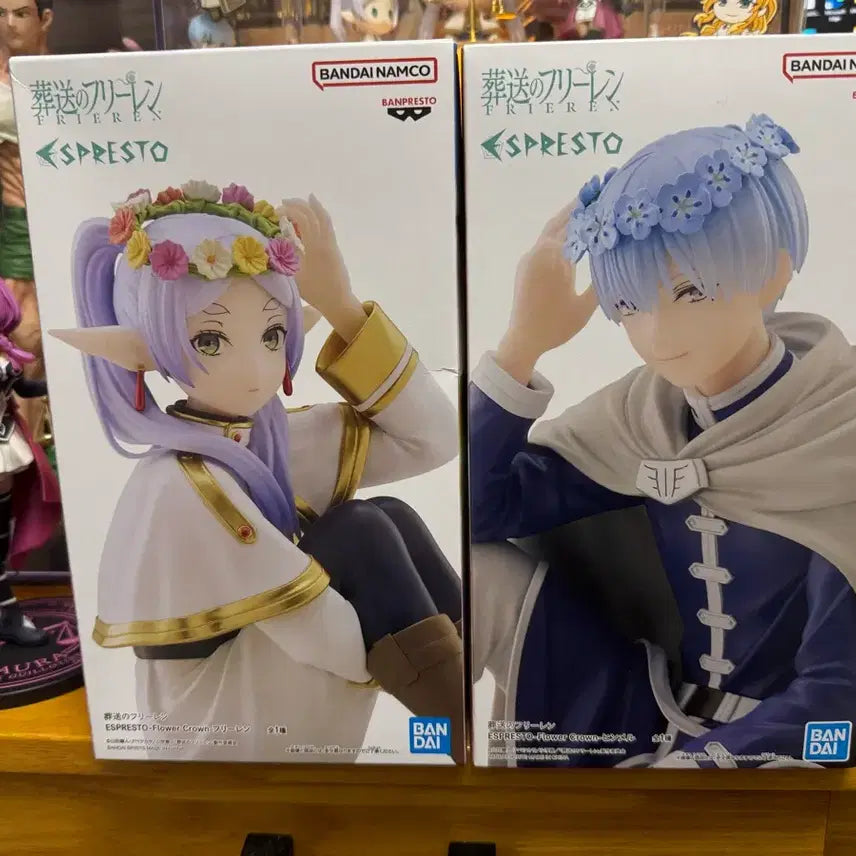 [BUNJANG] Frieren: Beyond Journey's End Espresto Frieren & Himmel Flower Crown Set (Sealed) / 미개봉 장송의 프리렌 화관 프리렌 힘멜 2종 일괄 Espresto