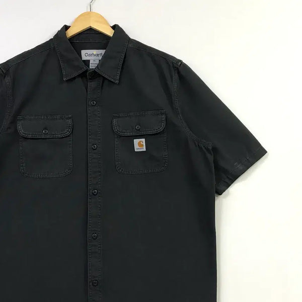 [BUNJANG] Carhartt Black Denim Work Shirt XL / XL 칼하트 블랙데님 워크 셔츠
