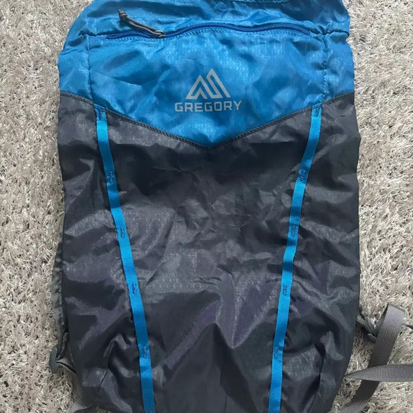 [BUNJANG] Gregory Packable Backpack Blue/Gray / 그레고리 패커블 백팩