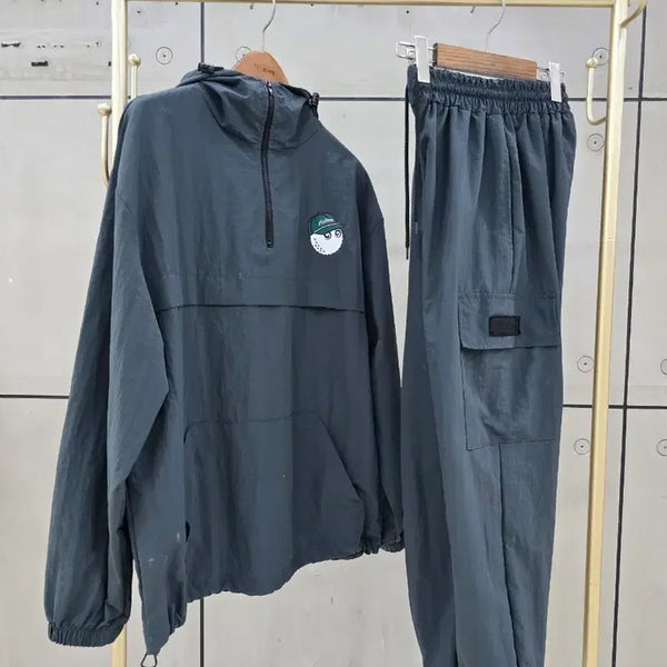 [BUNJANG] Malbon Golf Character Windbreaker Set - Size 100 / 말본골프공 캐릭터 바람막이 세트  100