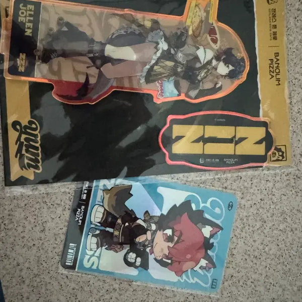 [BUNJANG] Zenless Zone Zero Ellen Jo Acrylic Stand & Photocard Set / 젠레스 존 제로 젠존제 반올림 피자 콜라보 엘렌 조 아크릴 스탠드 포카 세트 판매