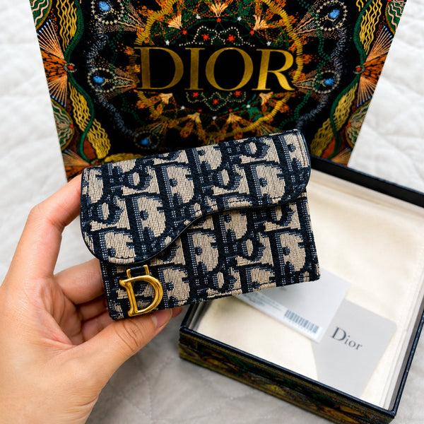 [BUNJANG] Dior Oblique Saddle Wallet / [풀구성]디올 오블리크 새들 지갑
