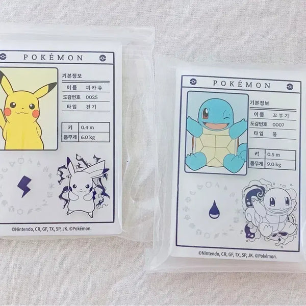 [BUNJANG] Lotte x Pokemon Pikachu & Squirtle Magnet Bundle Set / 롯데리아 포켓몬스터 마그넷 피카츄 꼬부기 일괄
