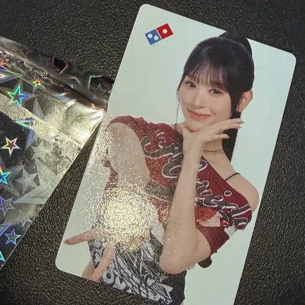[BUNJANG] Domino's Pizza x Niziu Mina Minami Photocard / 도미노피자 리센느 미나미 포토카드