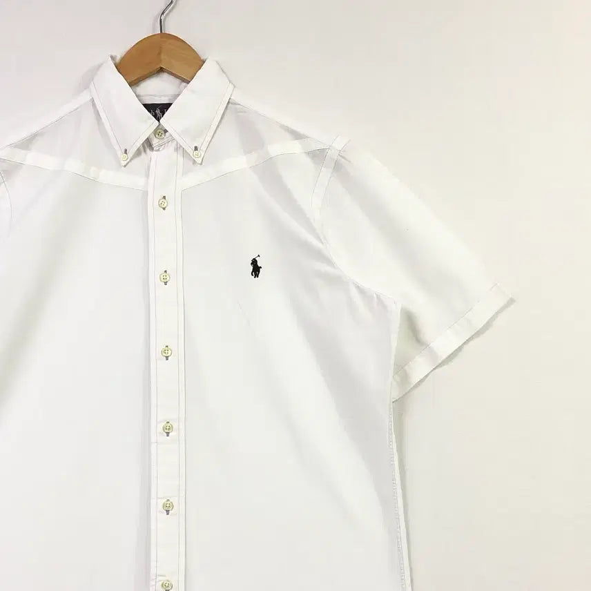 [BUNJANG] Polo Ralph Lauren White Solid Shirt / 100 폴로 화이트 셔츠