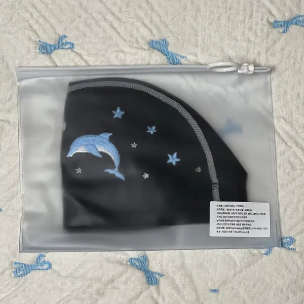 [BUNJANG] KIROO Vintage Sun M & SOMBERRY Dolphin Star Embroidered Mesh Swim Cap Bundle Set / 키로우 수영복 타이백 빈티지썬 M & 썸베리 dolphin star 자수 메쉬 수모