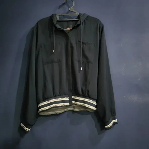 [BUNJANG] Hooded Bomber Jacket / 후드 봄버자켓