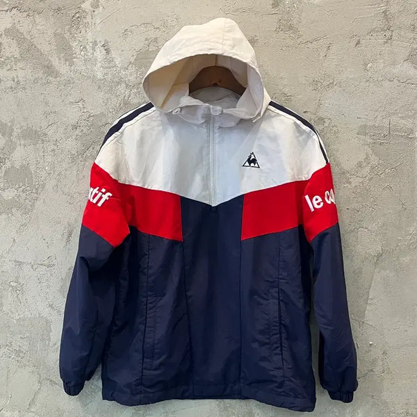 [BUNJANG] Le Coq Sportif Old School Windbreaker Jacket Size 85 / (85) 르꼬끄 올드스쿨 바람막이