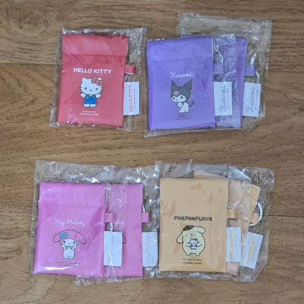 [BUNJANG] Sanrio Mini Pouch with Keychain / 산리오 미니 파우치