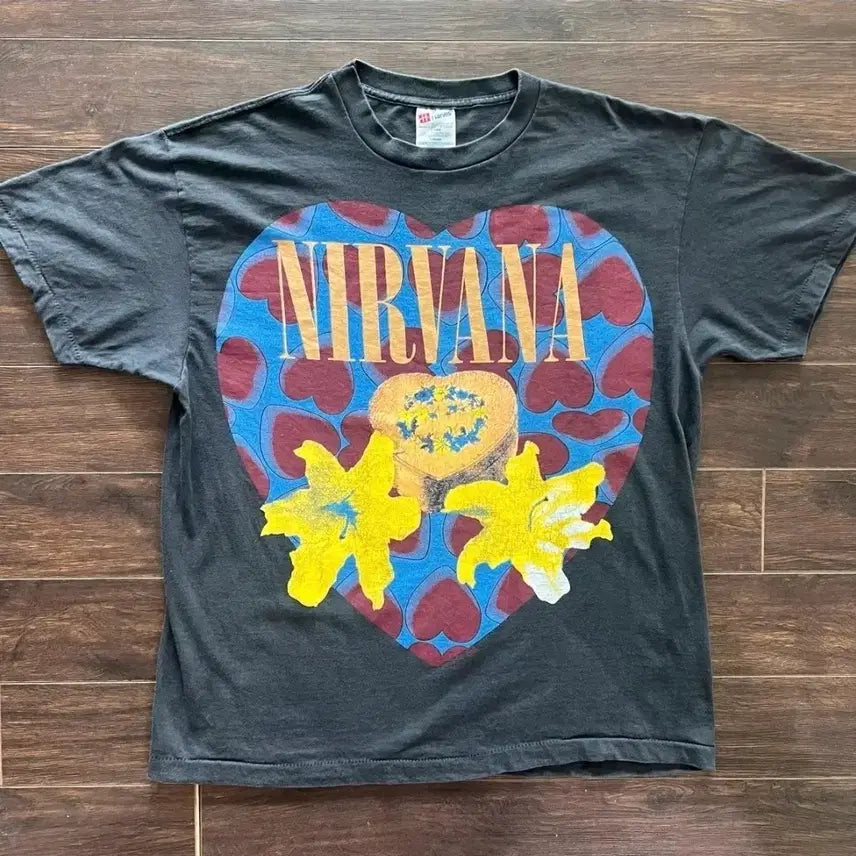 [BUNJANG] Nirvana Band Bootleg T-Shirt XL / [XL] 너바나 밴드 부트렉 티셔츠