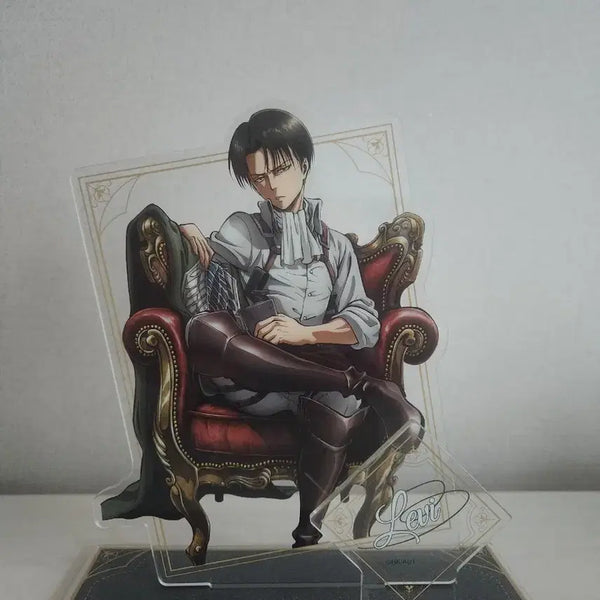 [BUNJANG] Attack on Titan Levi Throne Acrylic Figure / 진격의 거인 리바이 좌상 왕좌 아크릴