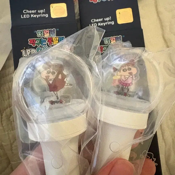 [BUNJANG] Crayon Shin-chan Cheer Up Keyring Suzy & Yuri Bundle Set / [용산팝업] 짱구는못말려 치얼업 키링 수지 & 유리 일괄