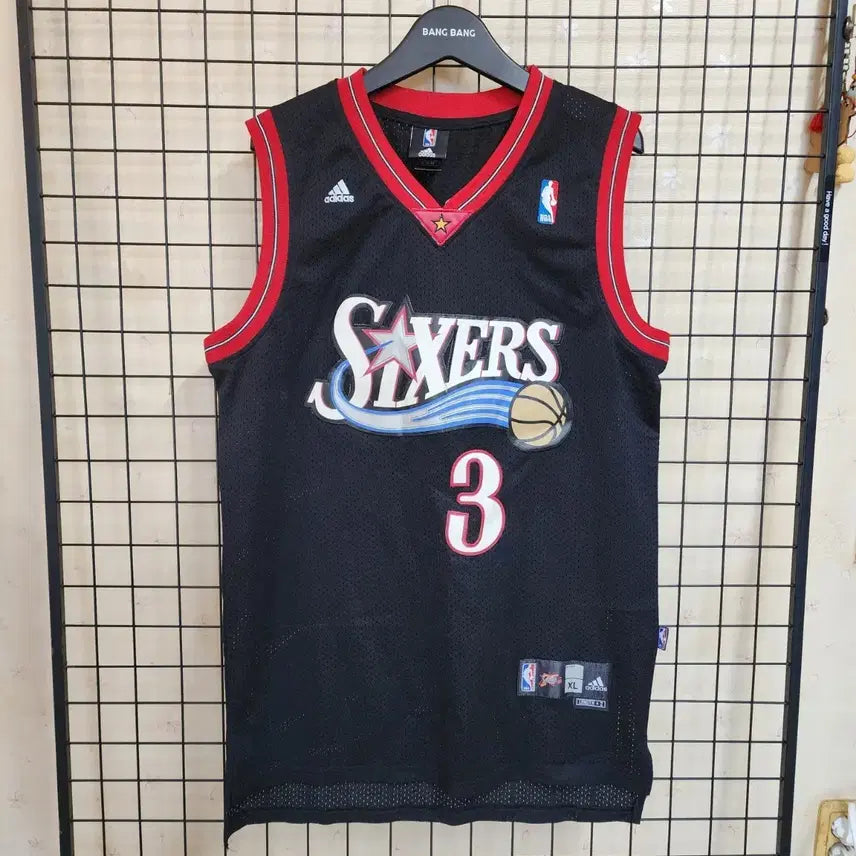 [BUNJANG] Philadelphia 76ers Iverson Jersey XL / 필라델피아 세븐티식서스 IVERSON 저지 XL