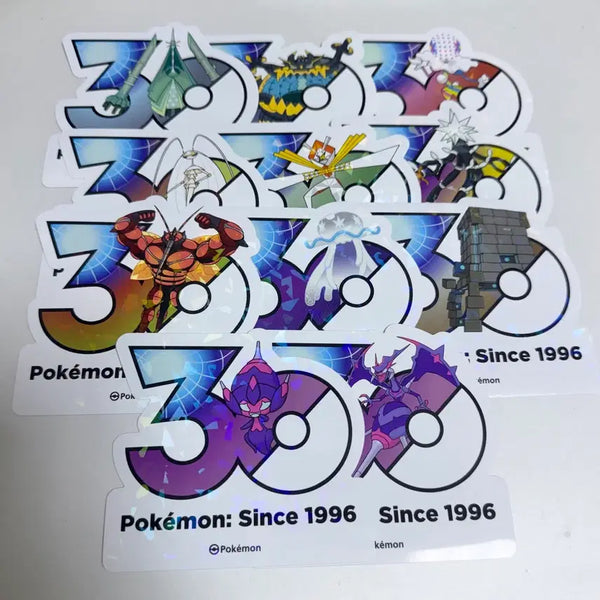 [BUNJANG] Pokemon 30th Anniversary Logo Stickers Ultra Beasts Bundle Set / 포켓몬 30주년 로고스티커 페로코체 베베놈 매시붕 등 울트라비스트