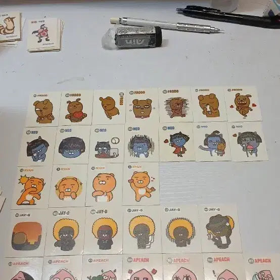 [BUNJANG] Kakao Friends Sticker Collection / 카카오 띠부씰 팝니다.
