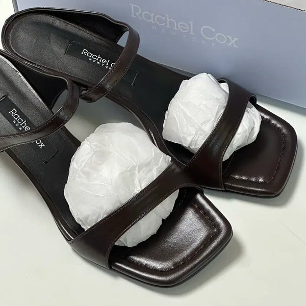 [BUNJANG] Rachel Cox SEIR Strap Sandals Brown RCC137S / 레이첼콕스 브라운 스트랩 샌들 SEIR Strap Sandals_RCC137S