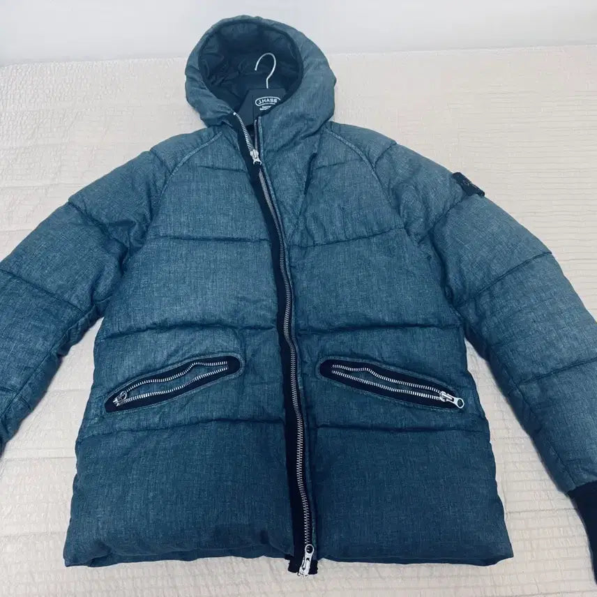[BUNJANG] Stone Island Diagonal Quilted Down Jacket / 스톤아일랜드 겨울 사선 패딩(100~105)
