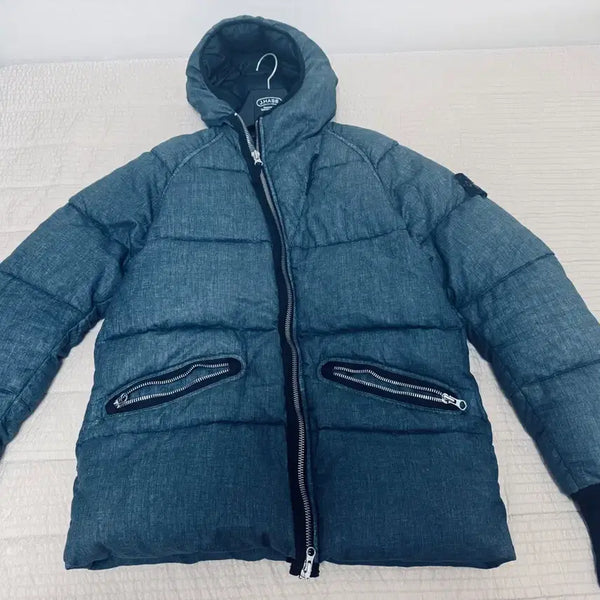 [BUNJANG] Stone Island Diagonal Quilted Down Jacket / 스톤아일랜드 겨울 사선 패딩(100~105)