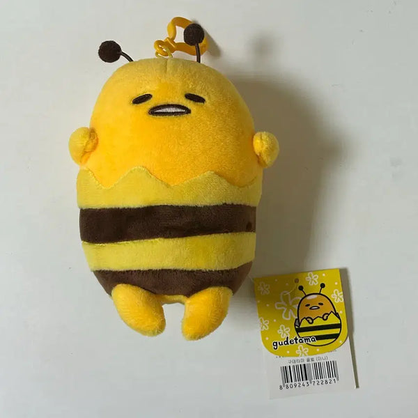 [BUNJANG] Gudetama Bee Plush Keychain / 구데타마 꿀벌 인형 키링