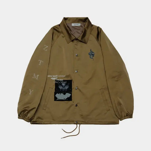 [BUNJANG] Zutto Mayoi Zombie Tour Coach Jacket Bronze L / 즛토마요 좀비투어 코치자켓 브론즈 L 미개봉 판매