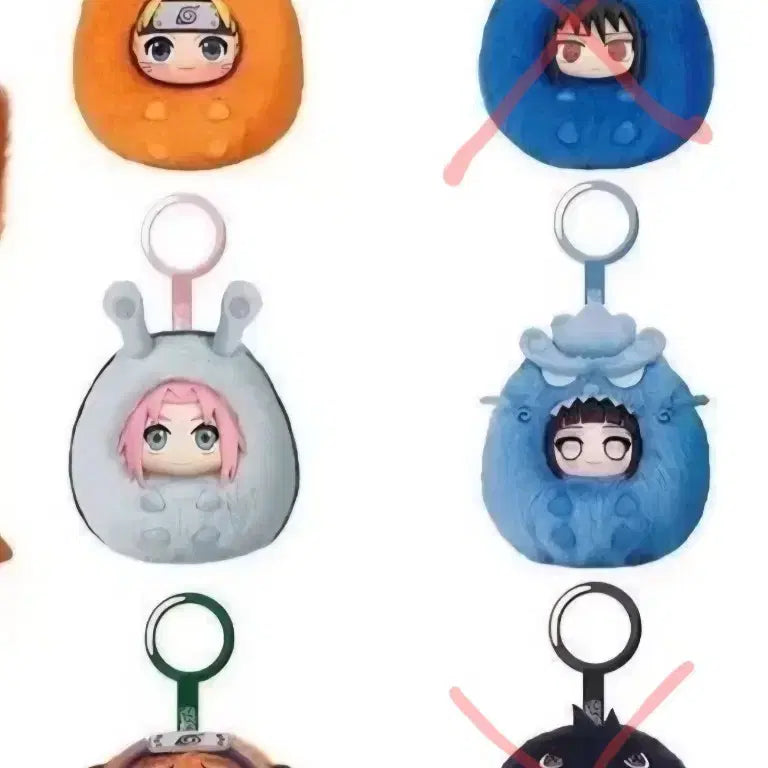 [BUNJANG] Naruto Round Plush Set / 나루토 동글 인형  비닐 미개봉 새상품 세트