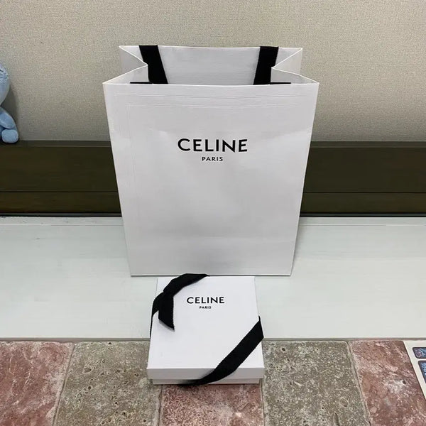 [BUNJANG] Celine Earring Box Set with Ribbon and Shopping Bag / 셀린느 귀걸이 박스 + 리본 + 쇼핑백