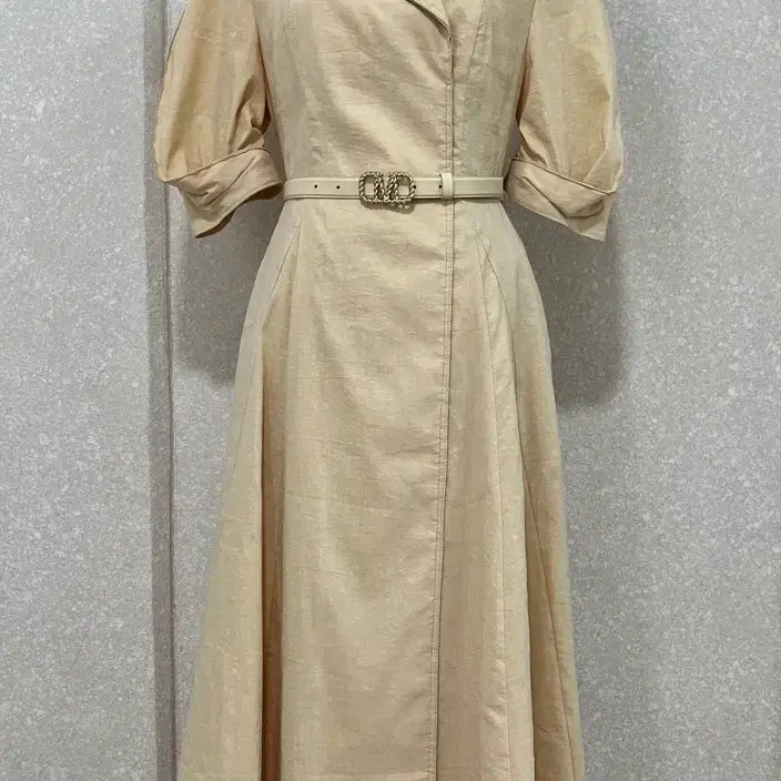 [BUNJANG] Luxury Puff Sleeve Belted Midi Dress / (새상품)송혜교 착용샷 원피스(정가 1,290,000)