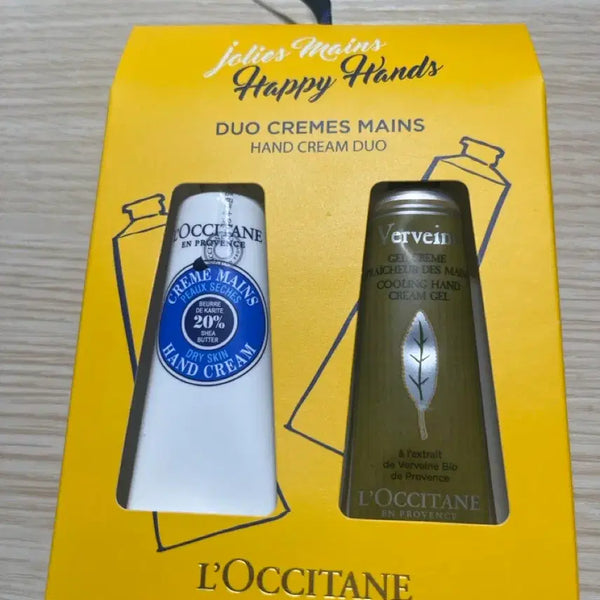 [BUNJANG] L'Occitane Hand Cream Duo Set / [ 록시땅 핸드크림 듀오 세트 ] 드라이/쿨링 핸드크림