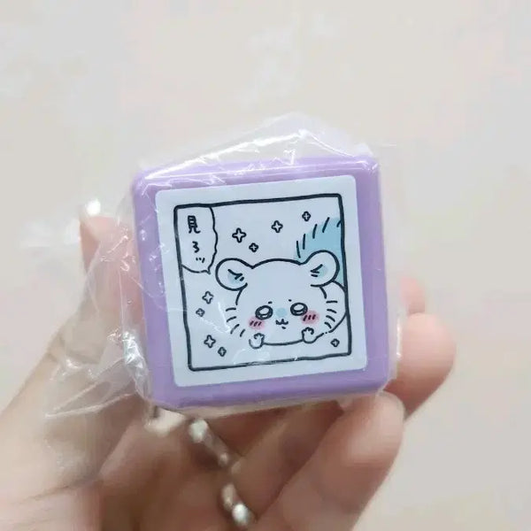 [BUNJANG] Cheekawa Momonga Double-Sided Stamp / 먼작귀 치이카와 모몽가 양면 스탬프 양도 교환